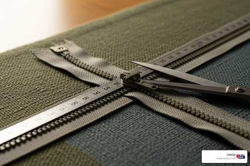 fixing zipper