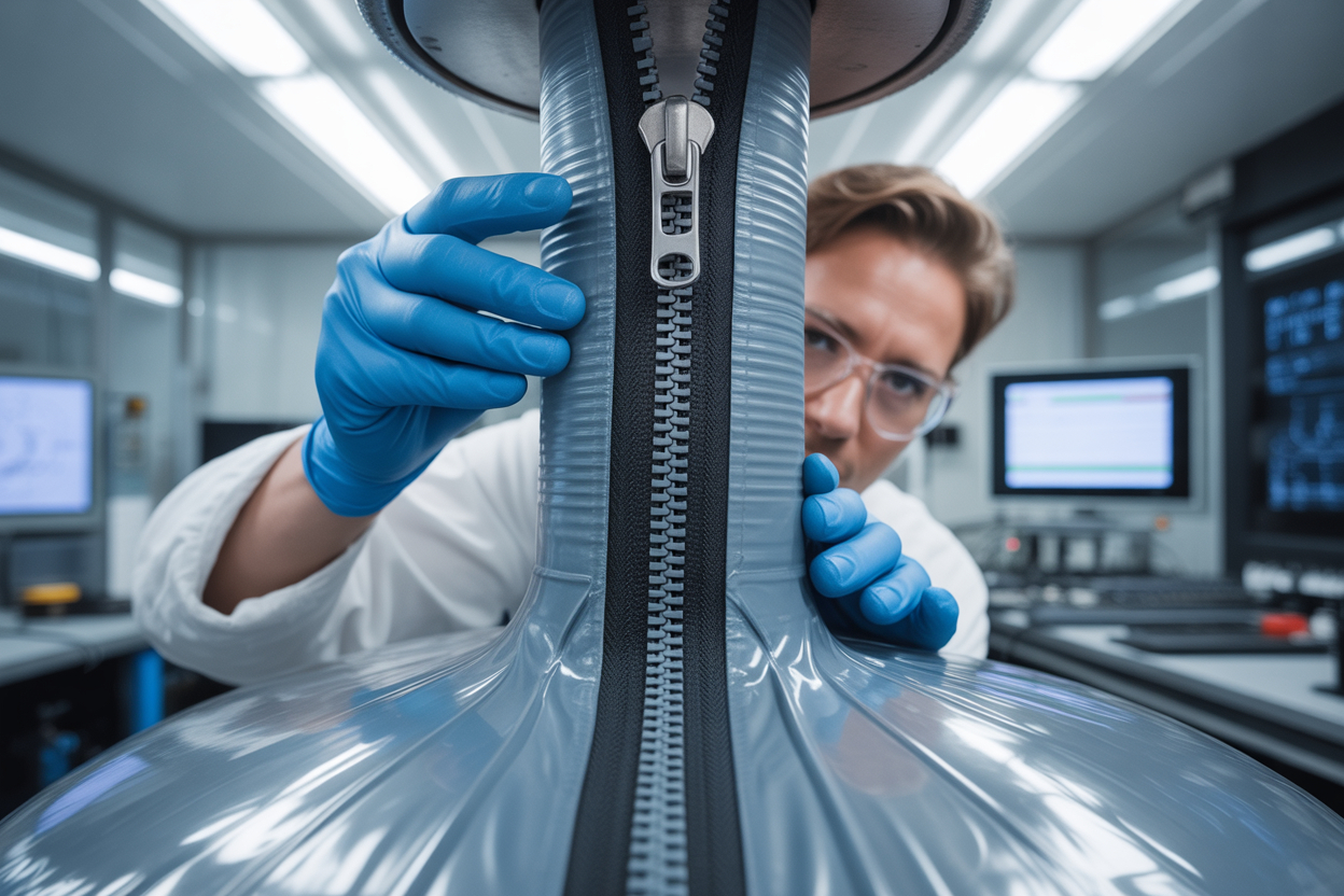Airtight and Pressure-Resistant Zippers