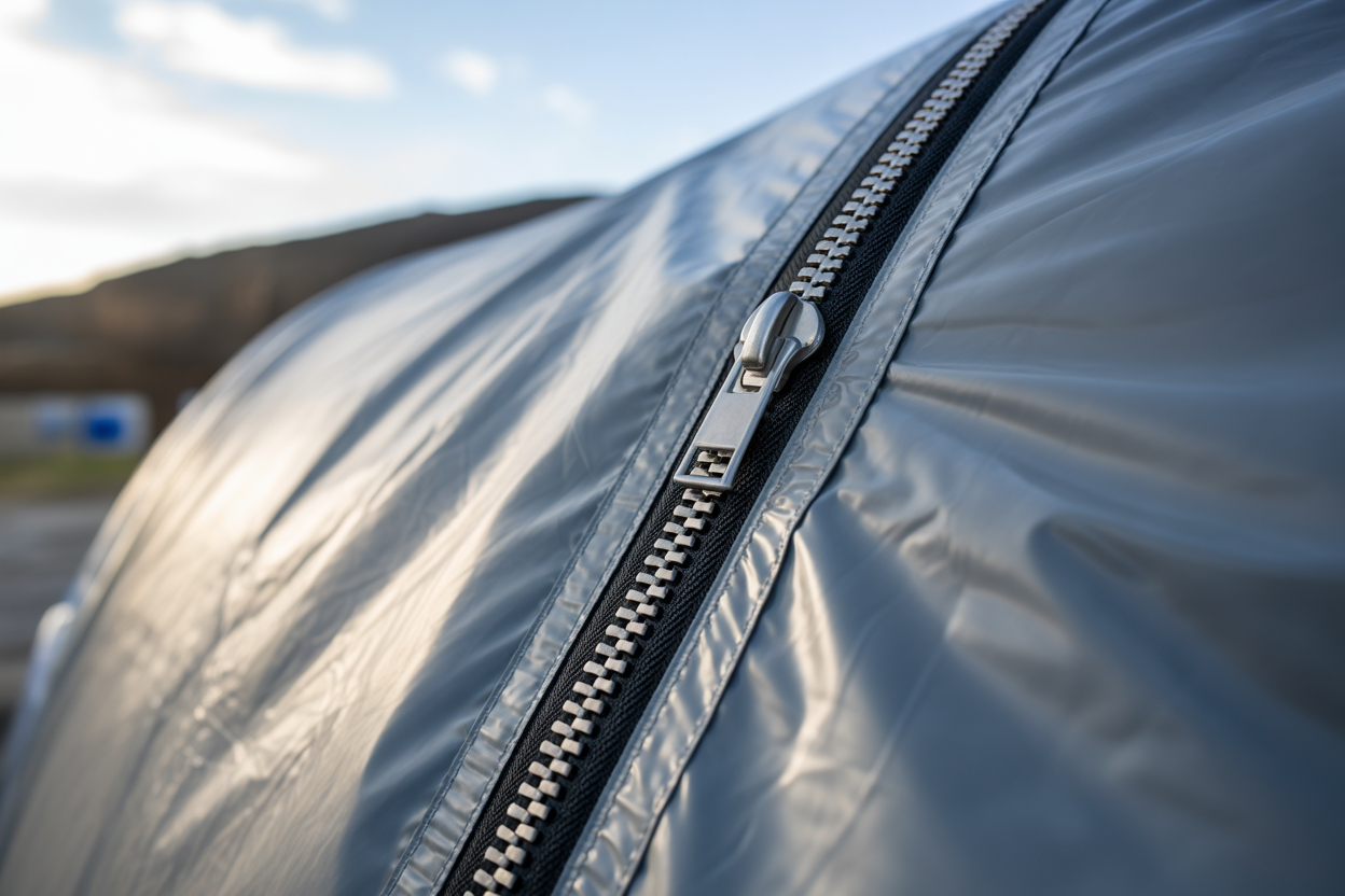 Airtight and Pressure-Resistant Zippers