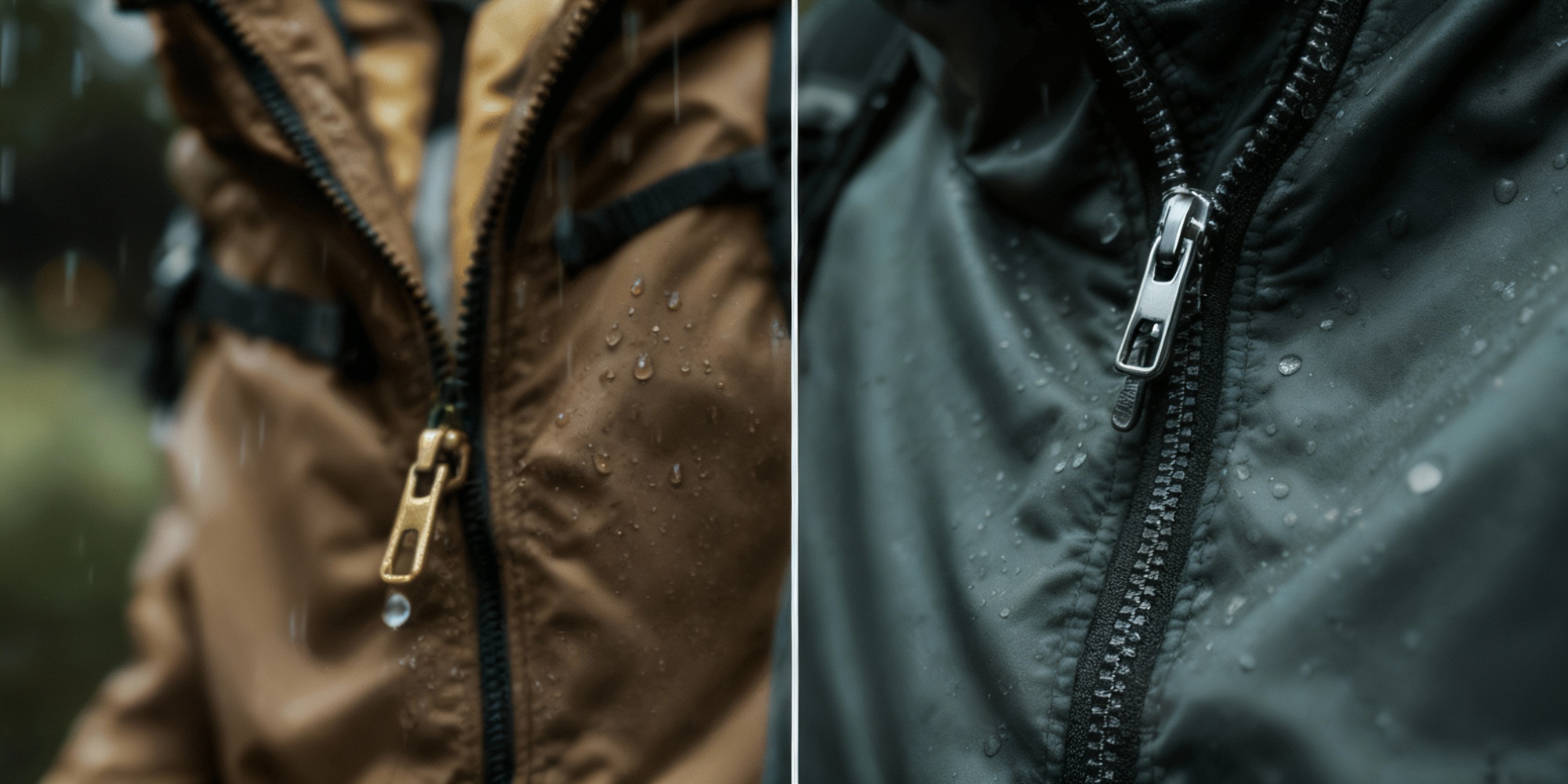 Brass vs. Aluminum Zippers Strength, in jackets.
