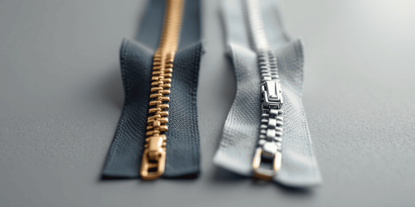 Brass vs. Aluminum Zippers